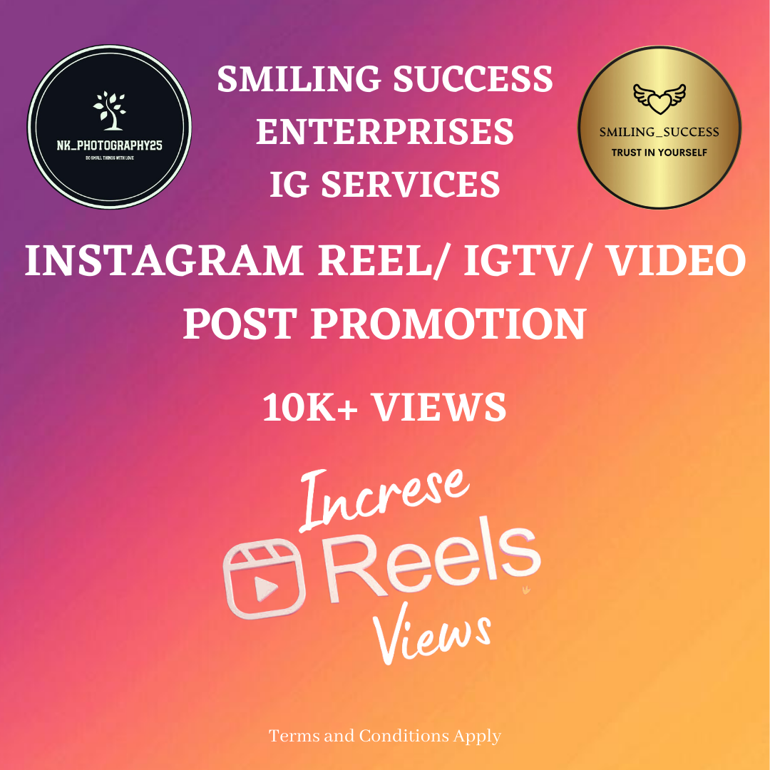 10k views on Instagram Reel – Smiling Success Enterprises